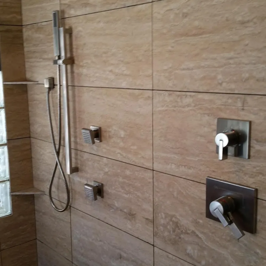 Shower fixture installation for Gas Line Repair in Luling